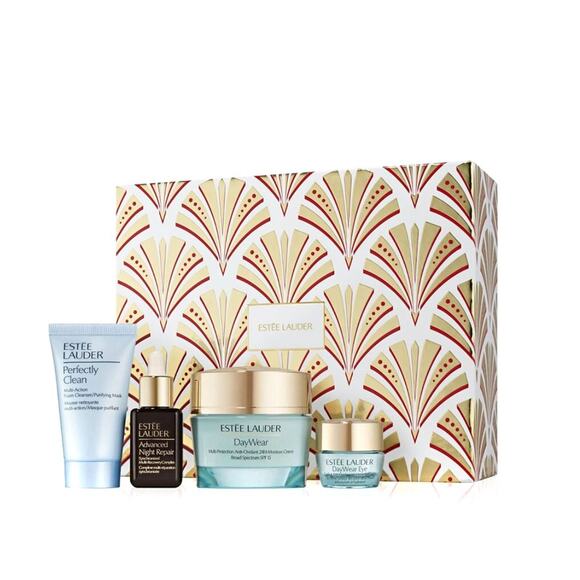 $126 Estée Lauder Hydrating Routine Moisturizer Skincare 4pc Set - Picture 1 of 1